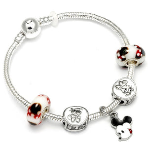 Fashion Mickey Minnie Charm Bracelet For Women