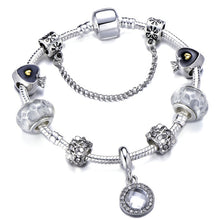 Load image into Gallery viewer, Angel Wings Silver Charm Bracelet For Women