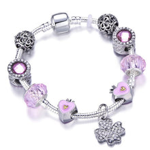 Load image into Gallery viewer, Queen Jewelry Love Heart Charm Bracelet For Women