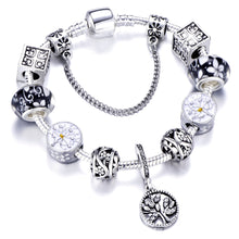 Load image into Gallery viewer, Trendy New Silver Color Tree of Life Charm Bracelet