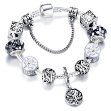 Load image into Gallery viewer, Trendy New Silver Color Tree of Life Charm Bracelet