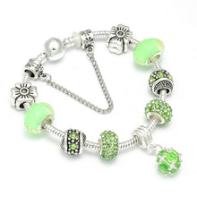 Load image into Gallery viewer, Queen Jewelry Silver Charms Bracelet &amp; Bangles For Women