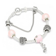 Load image into Gallery viewer, Queen Jewelry Silver Charms Bracelet &amp; Bangles For Women