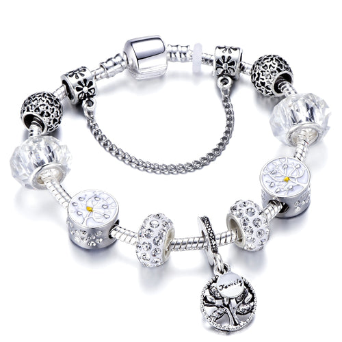 Silver Charm Bracelet For Women