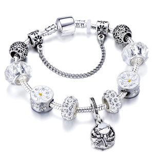 Silver Charm Bracelet For Women