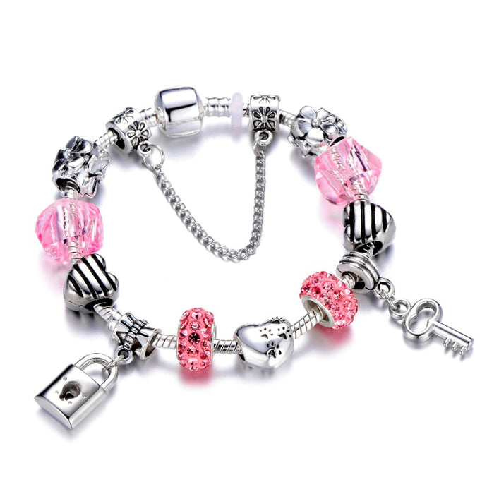 Romantic Love DIY Charm Bracelet For Women