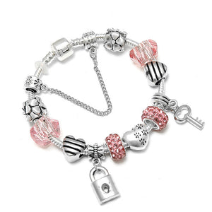 Romantic Love DIY Charm Bracelet For Women