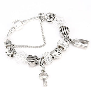 Romantic Love DIY Charm Bracelet For Women