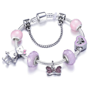 Romantic Love DIY Charm Bracelet For Women