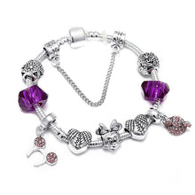 Load image into Gallery viewer, Silver Color Mickey Series Charm Bracelet For Women
