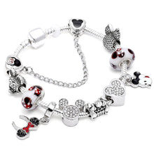 Load image into Gallery viewer, Silver Color Mickey Series Charm Bracelet For Women