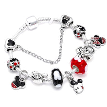 Load image into Gallery viewer, Silver Color Mickey Series Charm Bracelet For Women