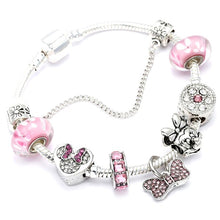 Load image into Gallery viewer, Silver Color Mickey Series Charm Bracelet For Women