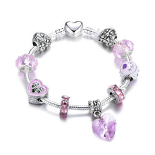 Load image into Gallery viewer, Silver Color Mickey Series Charm Bracelet For Women